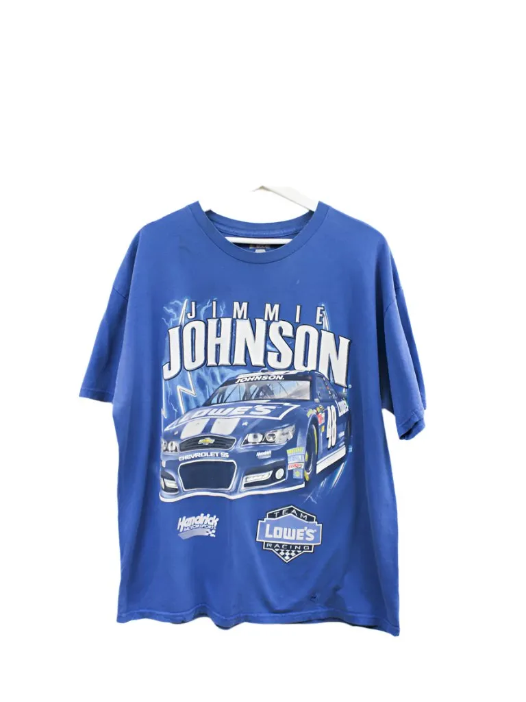 Z - Vintage Nascar Jimmie Johnson Car Tee sold by HG Vintage
