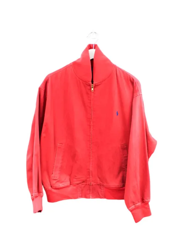 Z - Vintage 90s Polo Ralph Lauren Bomber Jacket Red sold by HG Vintage