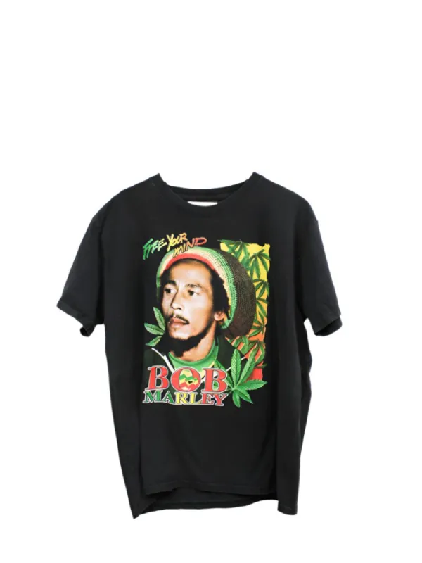 Z - Vintage Bob Marley Free Your Mind Picture tee sold by HG Vintage