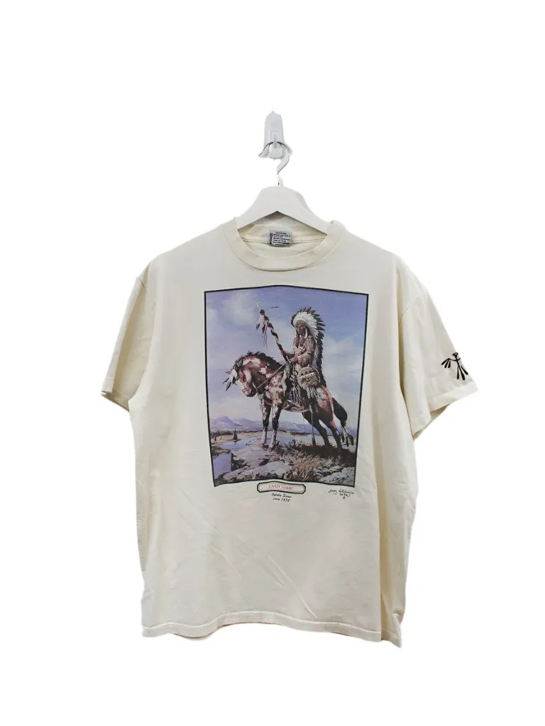 Z - Vintage Crazy Horse Painting Single Stitch Tee sold by HG Vintage