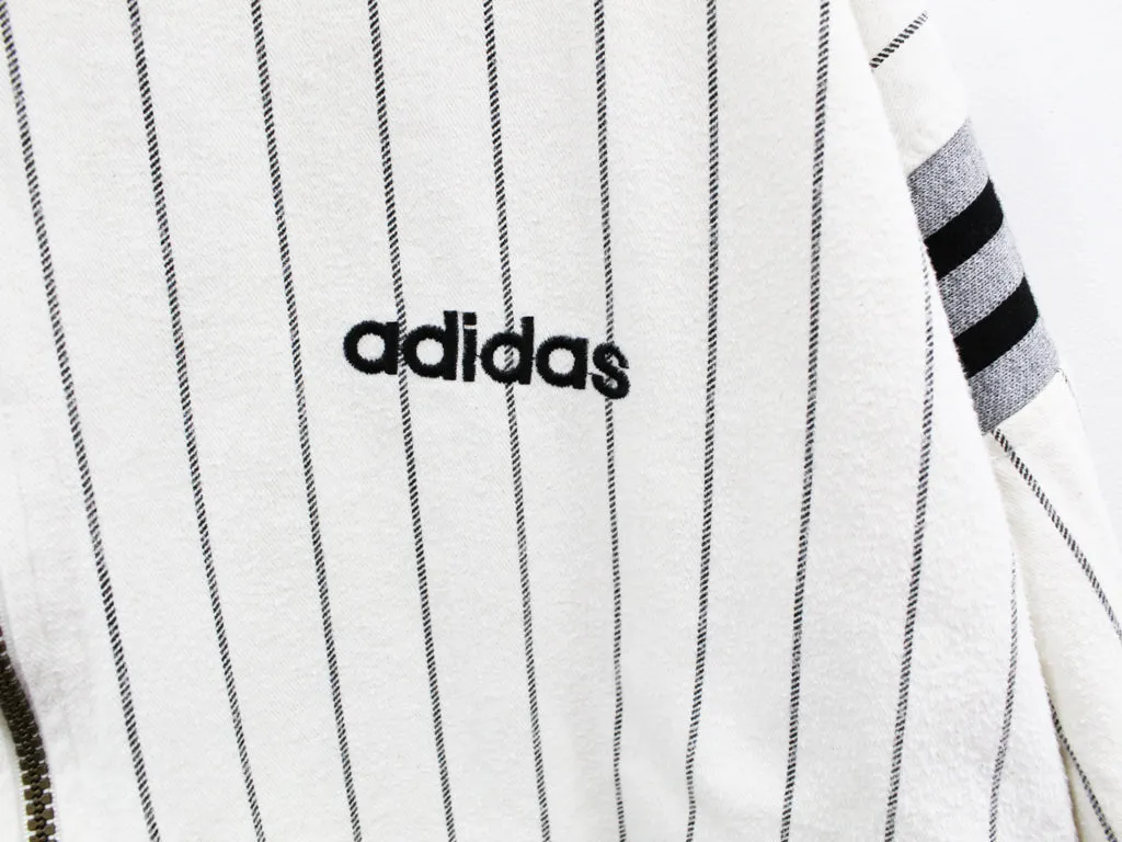 Z - Vintage 90s Adidas Pin Stripe Bomber Jacket sold by HG Vintage product image thumbnail 2
