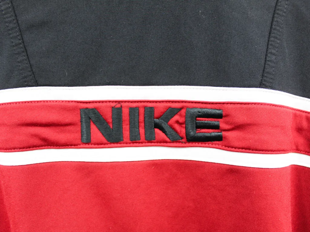 Z - Vintage 90s Nike Swoosh Zip Up Track Jacket Red/Black sold by HG Vintage product image thumbnail 5