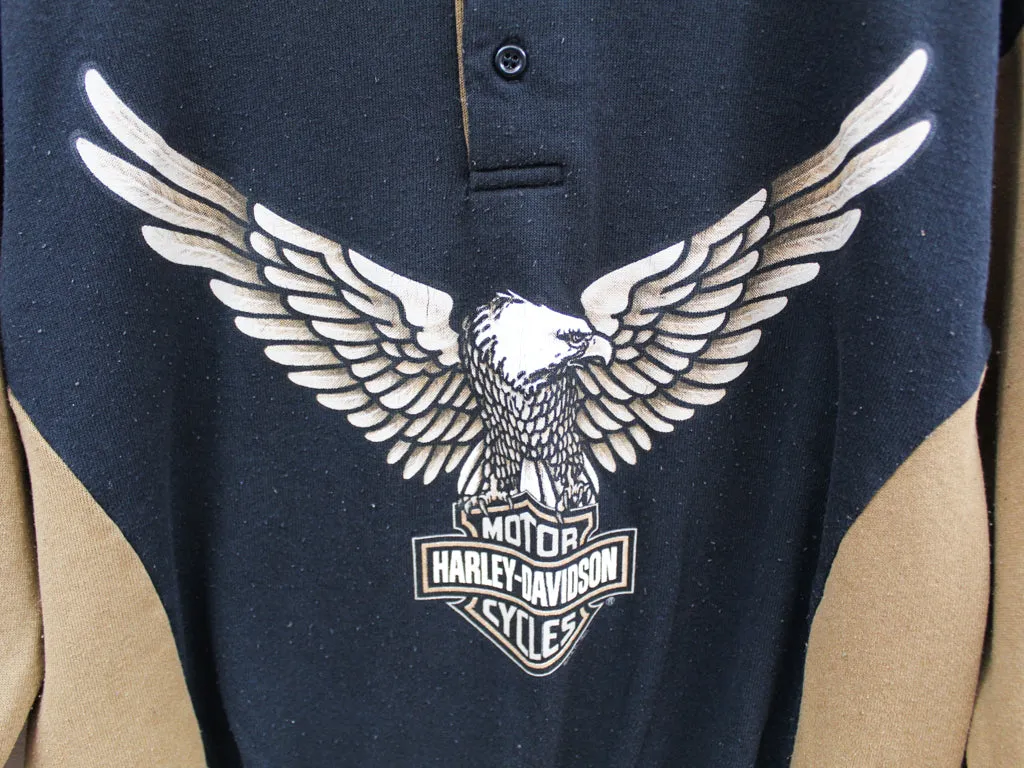 Z - Vintage Harley Davidson Barre Vermont Henley Crewneck sold by HG Vintage product image thumbnail 2