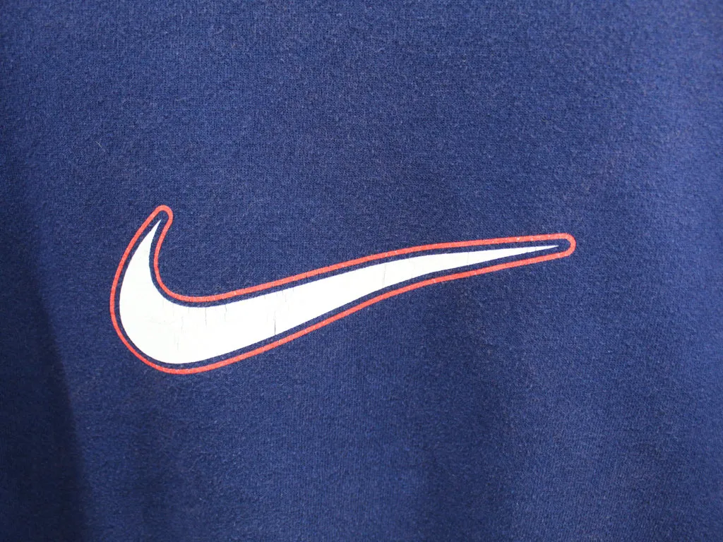 Z - Vintage Nike Large Swoosh Made In The USA Crewneck Navy sold by HG Vintage product image thumbnail 2