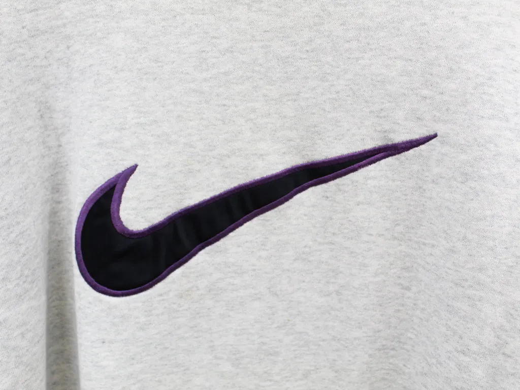 Z - Vintage Nike Made In The USA Emb Swoosh Crewneck Grey sold by HG Vintage product image thumbnail 2