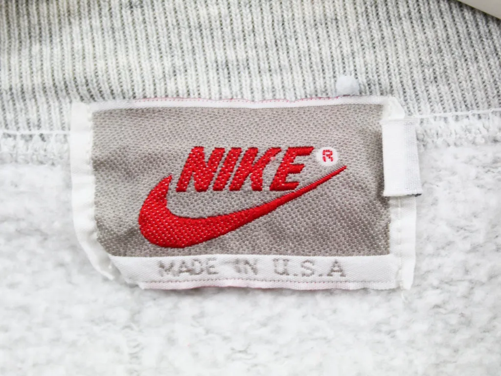 Z - Vintage Nike Made In The USA Emb Swoosh Crewneck Grey sold by HG Vintage product image thumbnail 4