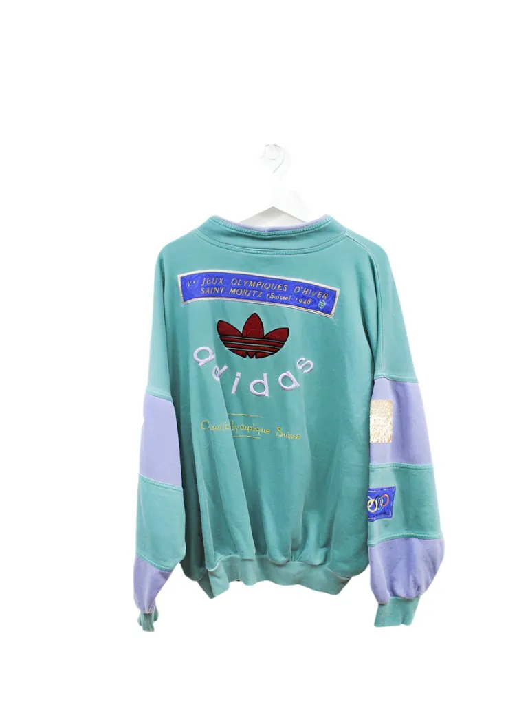 Z - Vintage Adidas 1948 Swiss Olympic Games Emb Crewneck sold by HG Vintage product image thumbnail 4