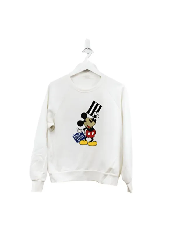 Z - Vintage Mickey Mouse Silver Screen Chalk Line Crewneck sold by HG Vintage