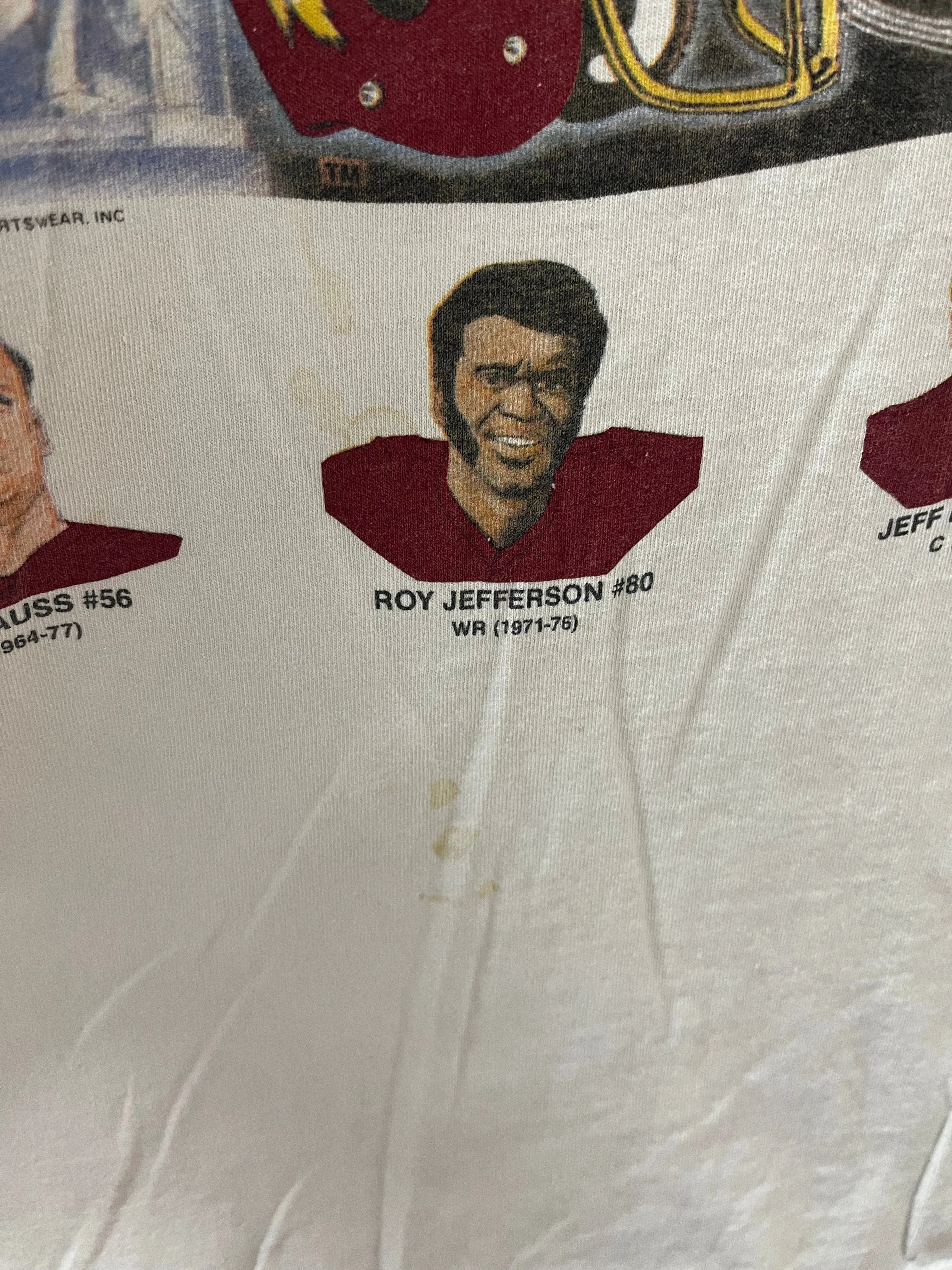 Z - Vintage Washington Commanders NFL Single Stitch Tee sold by HG Vintage product image thumbnail 3