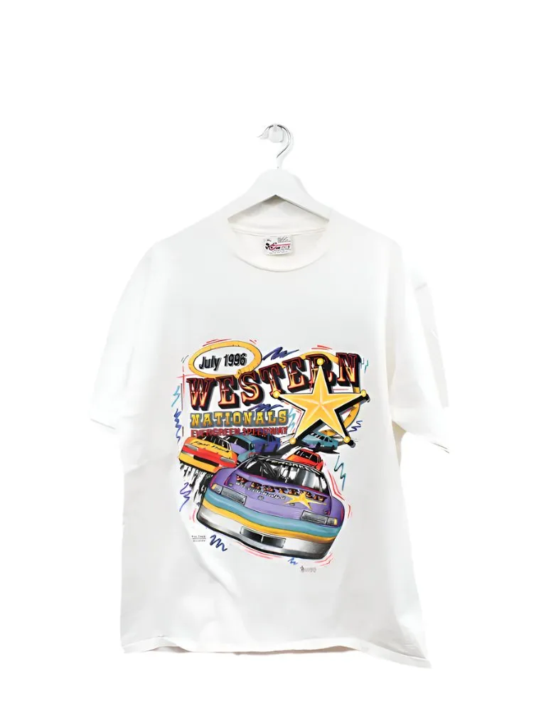 Z - Vintage 1996 Western National Evergreen Speedway Tee sold by HG Vintage