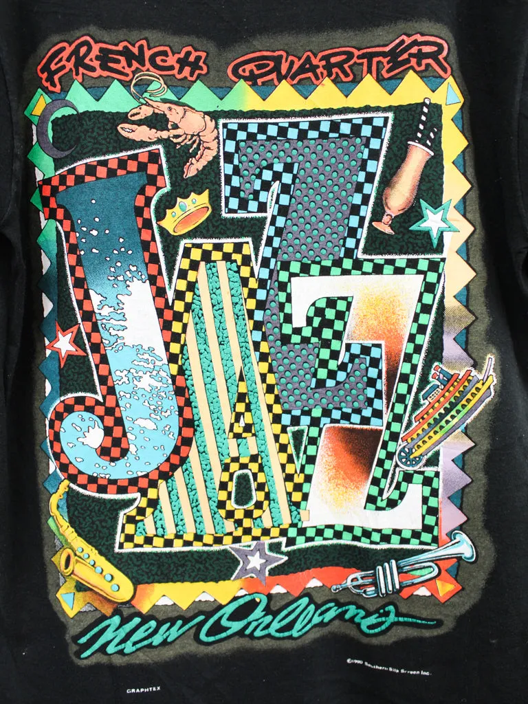 Z - Vintage 1990 French Quarter New Orleans Jazz Single Stitch Tee sold by HG Vintage product image thumbnail 2
