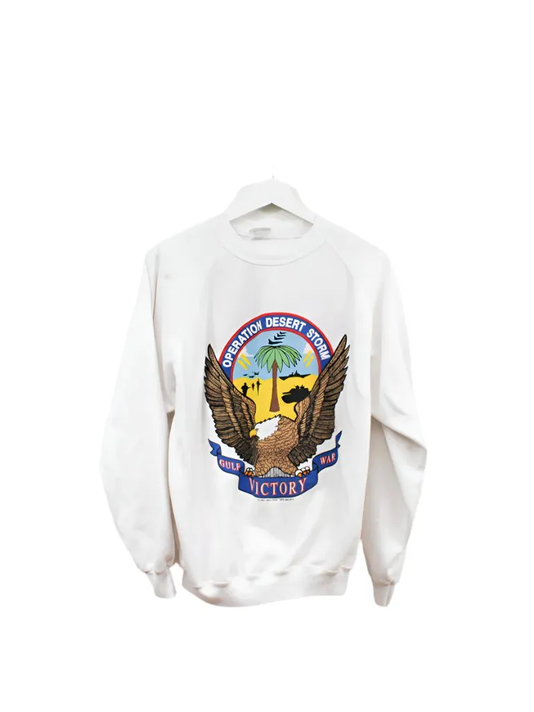 Z - Vintage 1991 Gulf War Operation Desert Storm Crewneck sold by HG Vintage