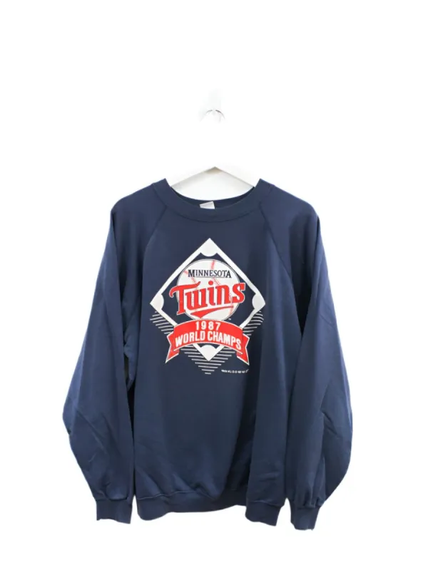 Z - Vintage 1987 Twins MLB World Series Champ Crewneck sold by HG Vintage