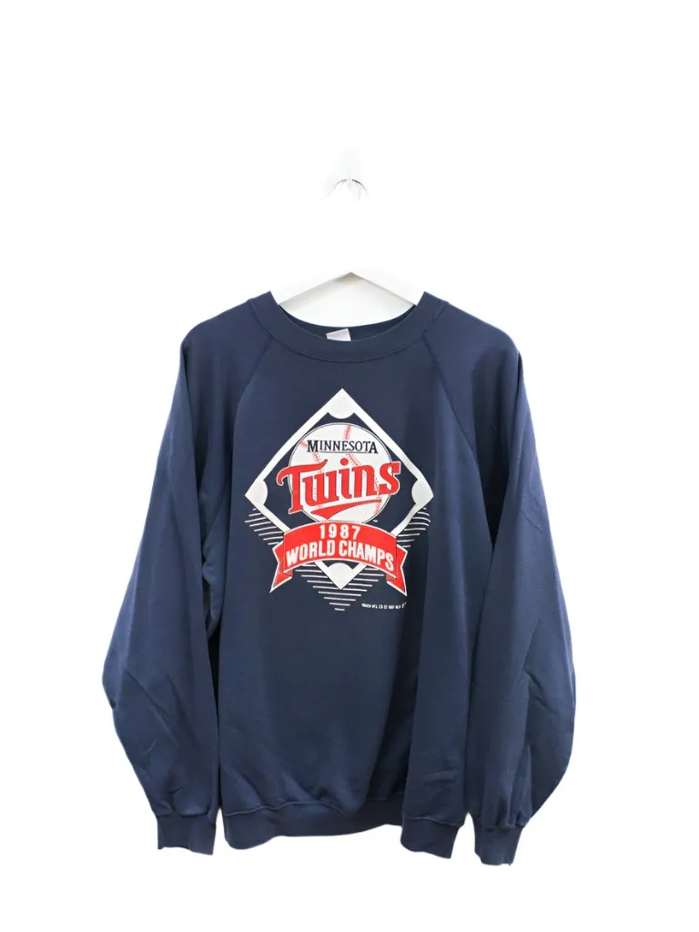Z - Vintage 1987 Twins MLB World Series Champ Crewneck sold by HG Vintage
