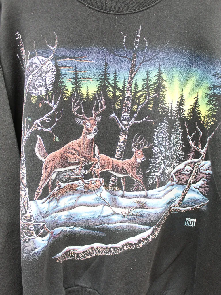 Z - Vintage 1994 Deers In Snowy Forest Crewneck sold by HG Vintage product image thumbnail 2