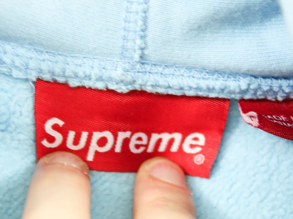 Z - Supreme Bandana Box Logo Hoodie Light Blue sold by HG Vintage product image thumbnail 3