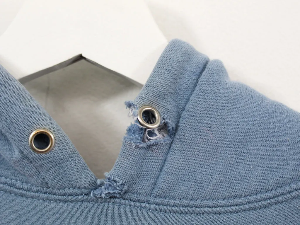 Z - Stussy Embroidered Script Hoodie Light Blue sold by HG Vintage product image thumbnail 3