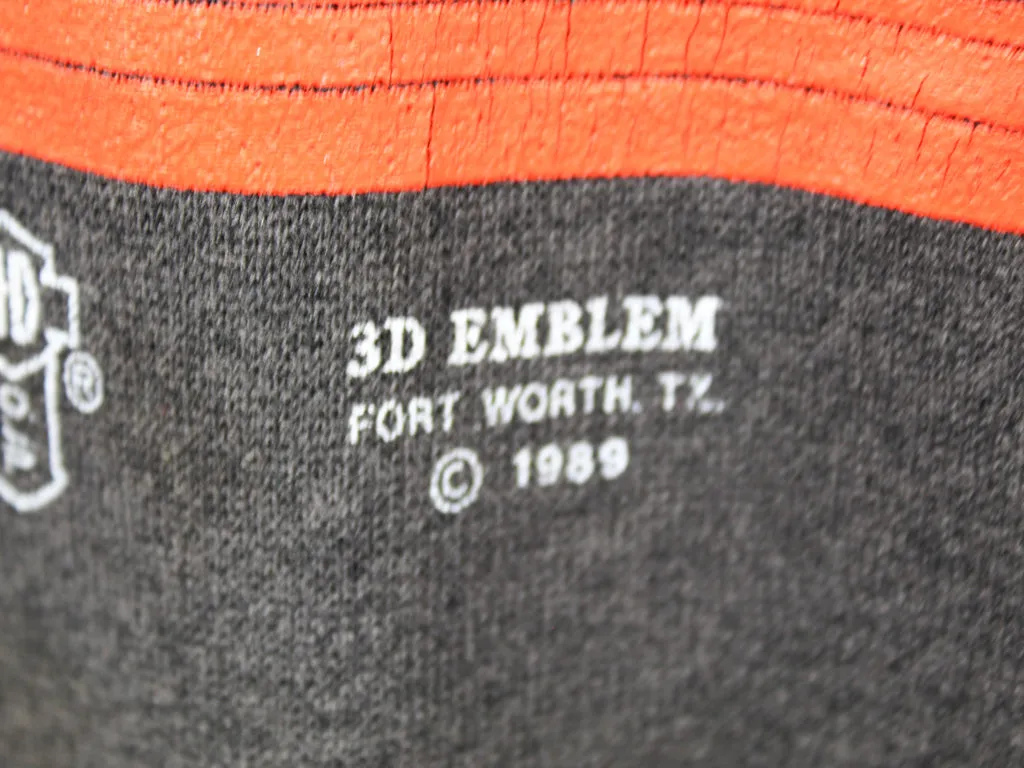 Z - Vintage 1989 Harley Davidson 3D Emblem Florida Crewneck sold by HG Vintage product image thumbnail 3