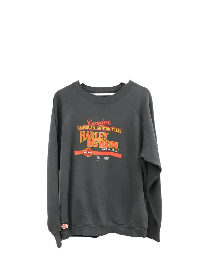 Z - Vintage 1989 Harley Davidson 3D Emblem Florida Crewneck sold by HG Vintage