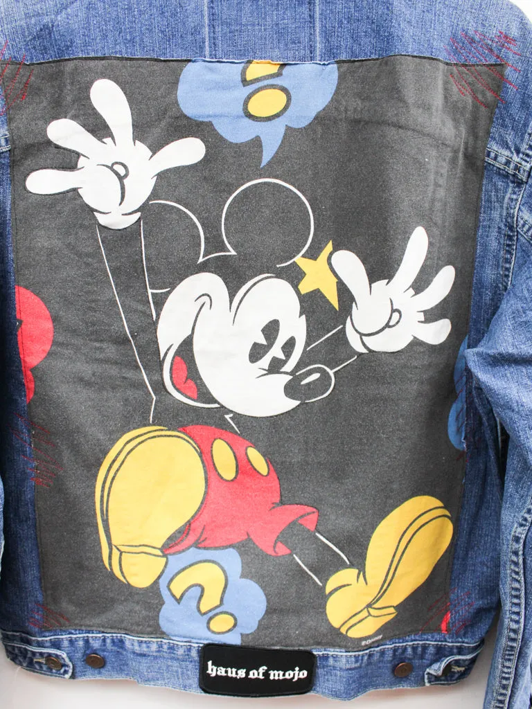 Z - Haus Of Mojo Mickey Mouse Reworked Denim Jacket sold by HG Vintage product image thumbnail 4