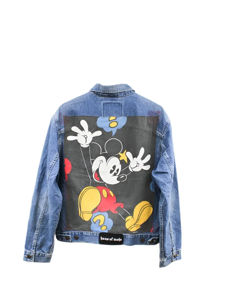 Z - Haus Of Mojo Mickey Mouse Reworked Denim Jacket sold by HG Vintage product image thumbnail 3