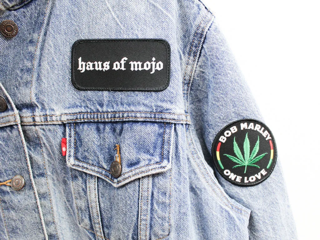 Z - Haus Of Mojo Bob Marley Reworked Denim Jacket sold by HG Vintage product image thumbnail 3