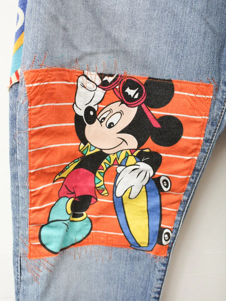 Z - Haus Of Mojo Cool Mickey Levi's 501 Reworked Jeans sold by HG Vintage product image thumbnail 4