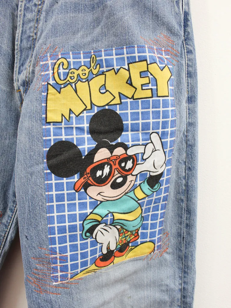 Z - Haus Of Mojo Cool Mickey Levi's 501 Reworked Jeans sold by HG Vintage product image thumbnail 2