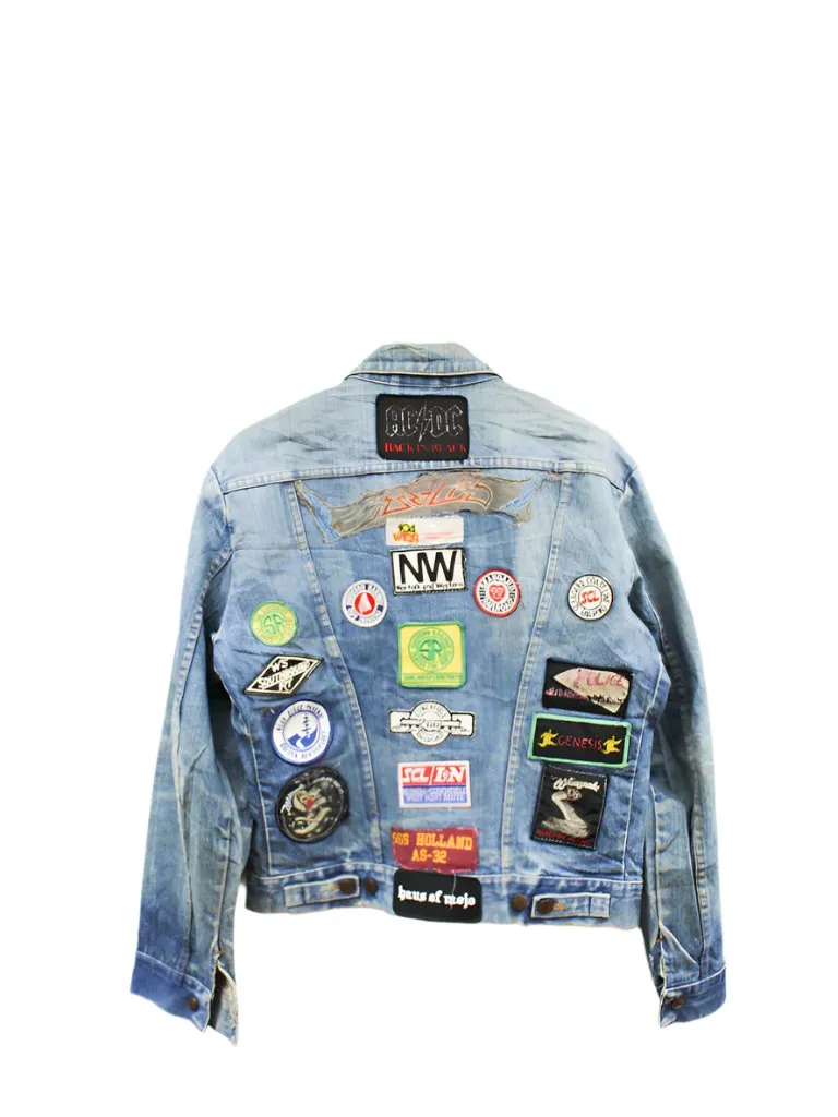 Z - Haus Of Mojo Eagles & AC/DC Wrangler Reworked Denim Jacket sold by HG Vintage product image thumbnail 5