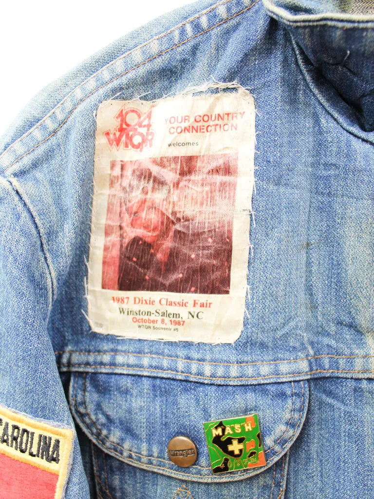 Z - Haus Of Mojo Eagles & AC/DC Wrangler Reworked Denim Jacket sold by HG Vintage product image thumbnail 3