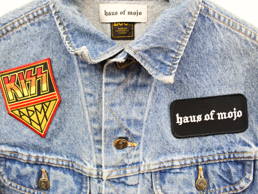 Z - Haus Of Mojo Kiss Army Reworked Denim Jacket sold by HG Vintage product image thumbnail 2