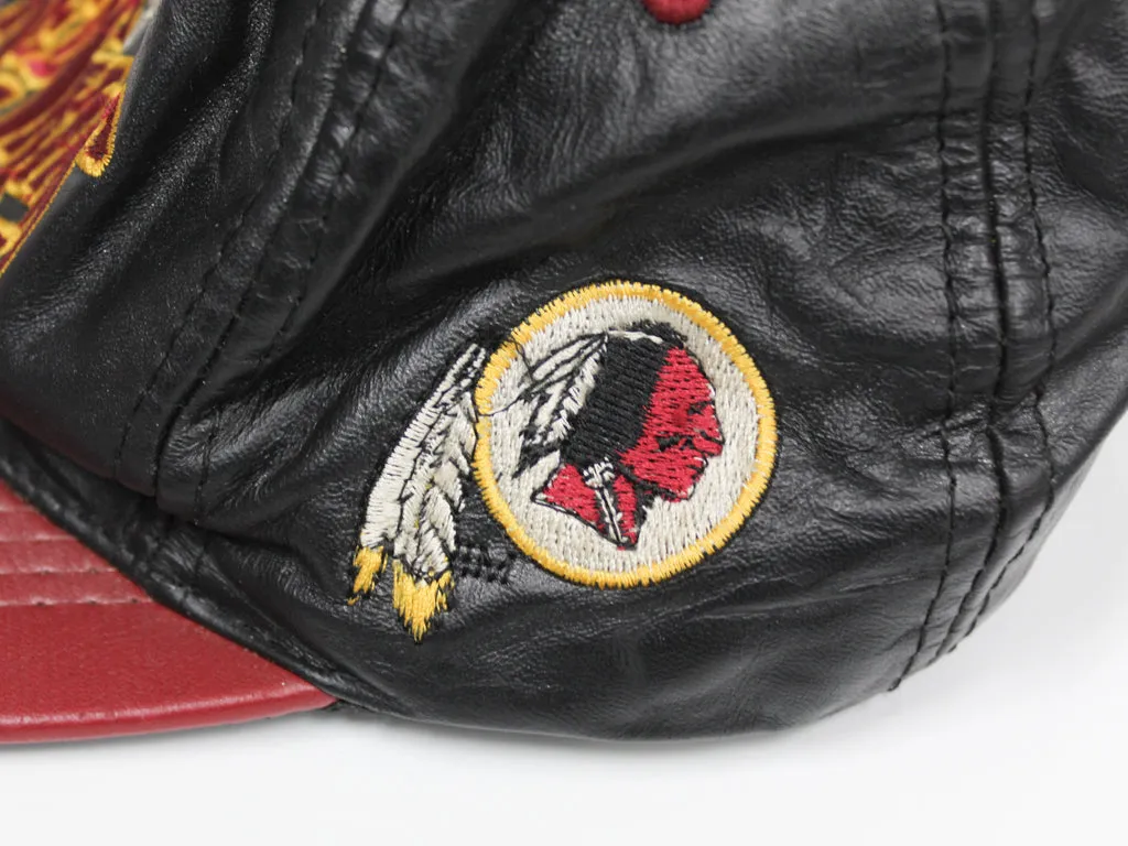 Z- Vintage Washington Commanders Emb Script NFL Modern Leather Snapback Hat sold by HG Vintage product image thumbnail 3