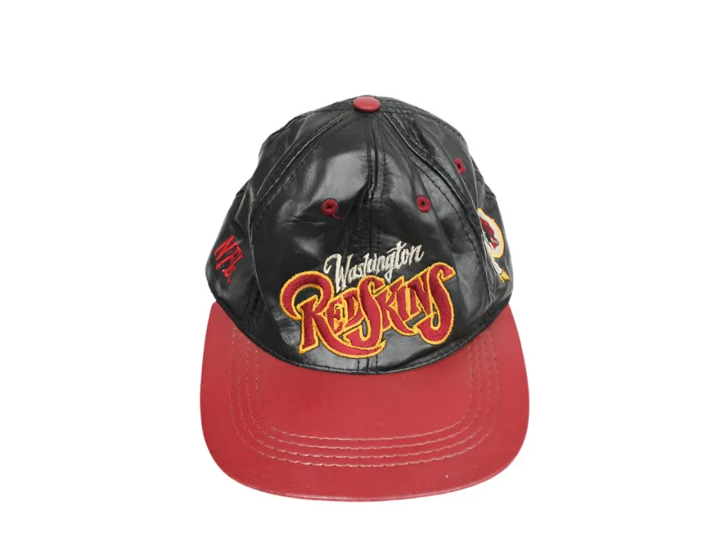 Z- Vintage Washington Commanders Emb Script NFL Modern Leather Snapback Hat sold by HG Vintage product image thumbnail 2