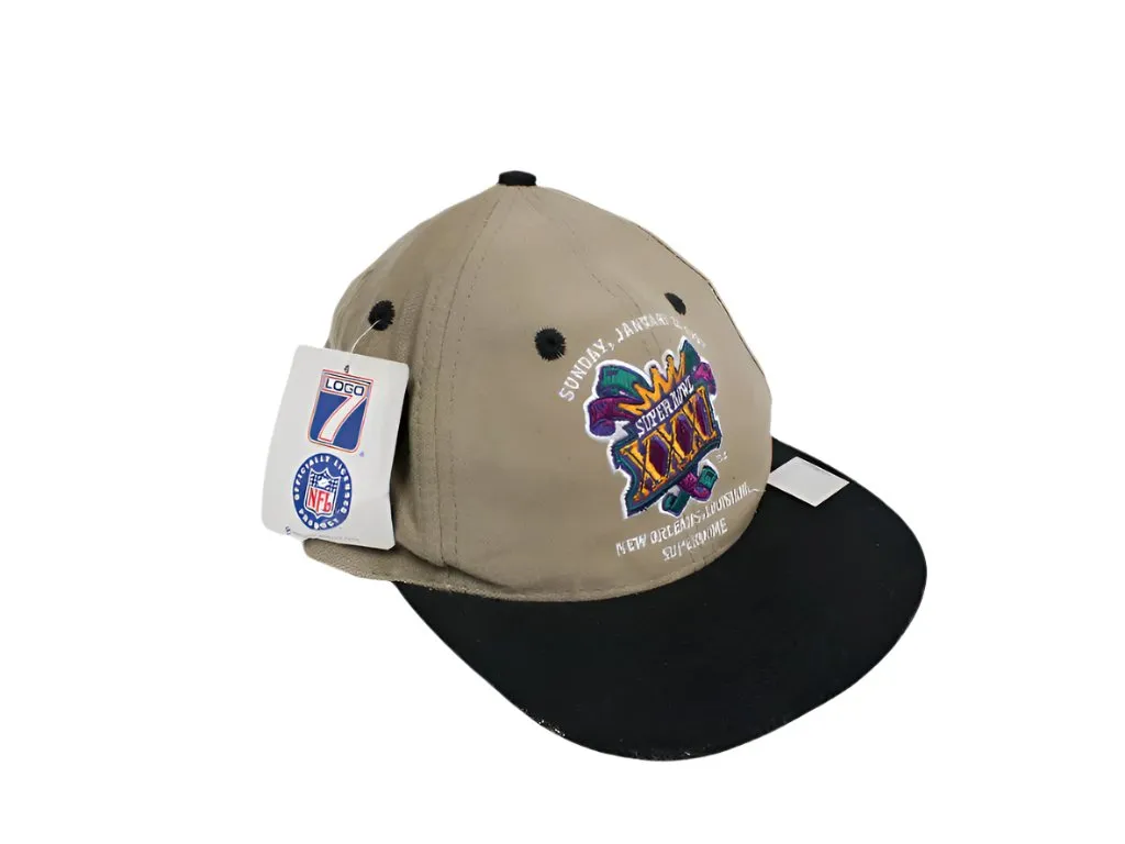 Z- Vintage Deadstock 1997 NFL Logo 7 Super Bowl 31 Snapback Hat sold by HG Vintage