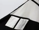 Z- Vintage 90s Reebok Nylon Windbreaker White/Black sold by HG Vintage