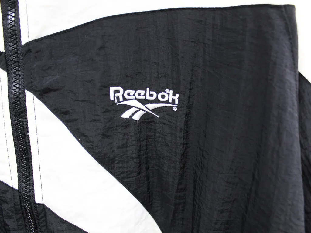 Z- Vintage 90s Reebok Nylon Windbreaker White/Black sold by HG Vintage product image thumbnail 2