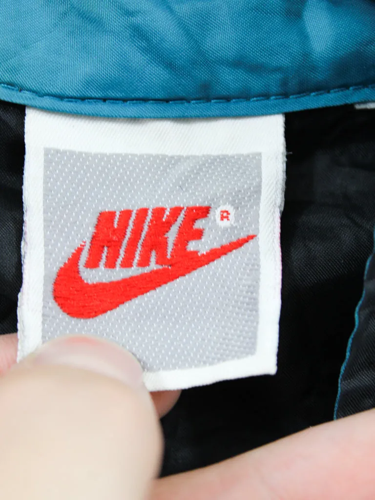 Z- Vintage 90s Nike Nylon Windbreaker Black/Teal sold by HG Vintage product image thumbnail 5