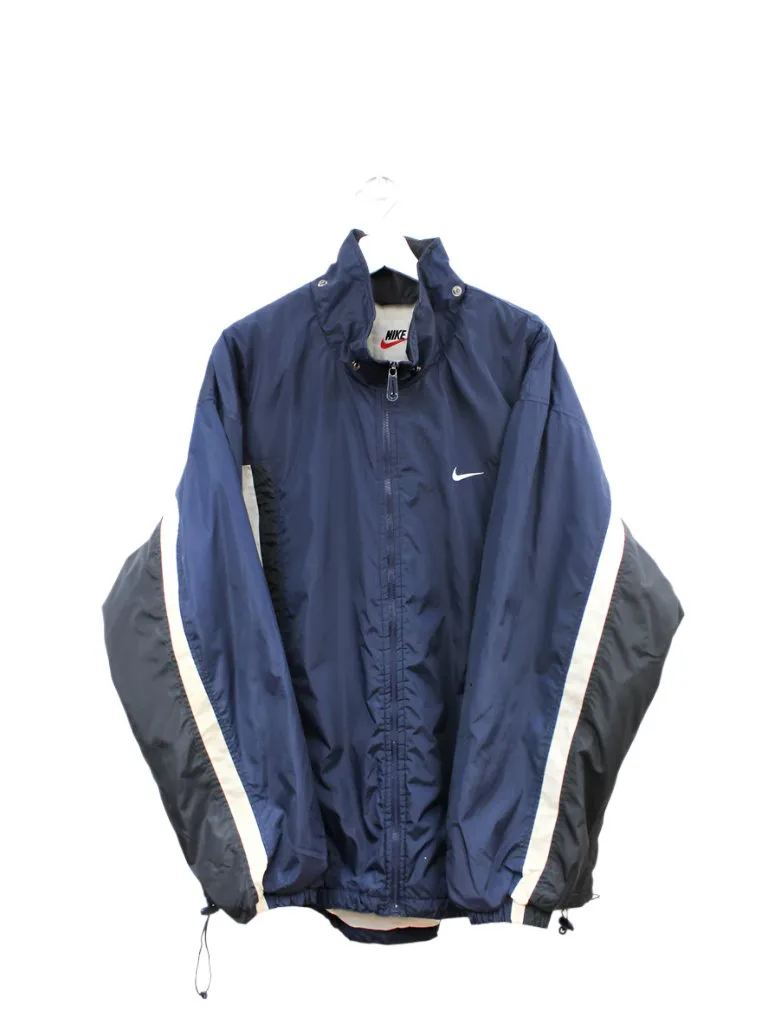 Z- Vintage 90s Nike Winter Jacket Navy/White sold by HG Vintage