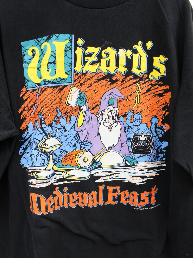Z- Vintage 1991 Molson Canadian Wizard's Medieval Feast Single Stitch Tee sold by HG Vintage product image thumbnail 2