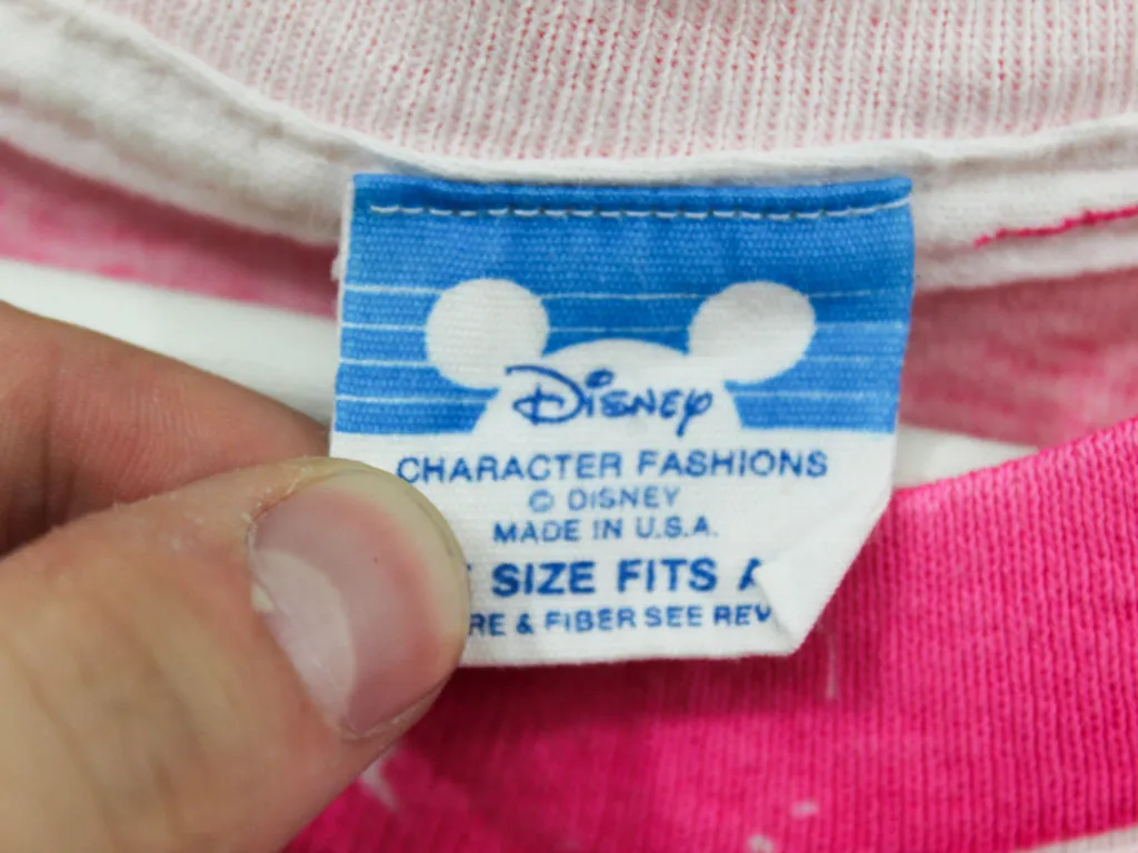 Z- Vintage Disney Mickey Mouse & Paint Splatter All Over Print Single Stitch Tee sold by HG Vintage product image thumbnail 3