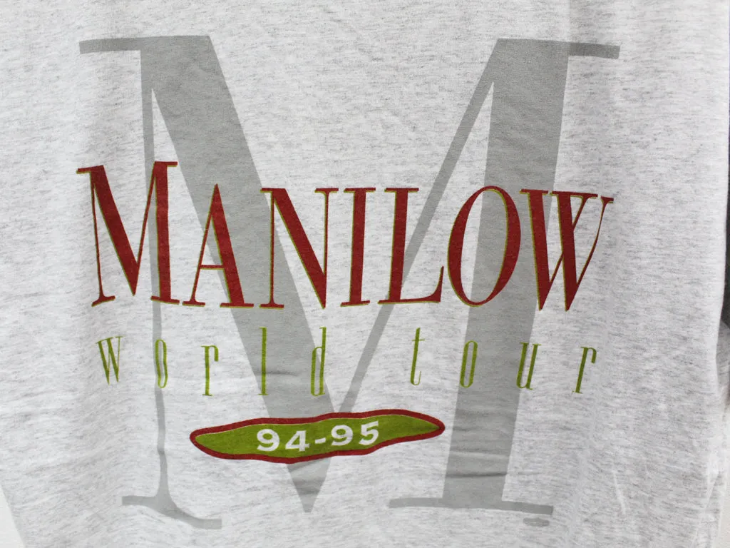 Z- Vintage 1994/95 Barry Manilow World Tour Text Single Stitch Tee sold by HG Vintage product image thumbnail 2