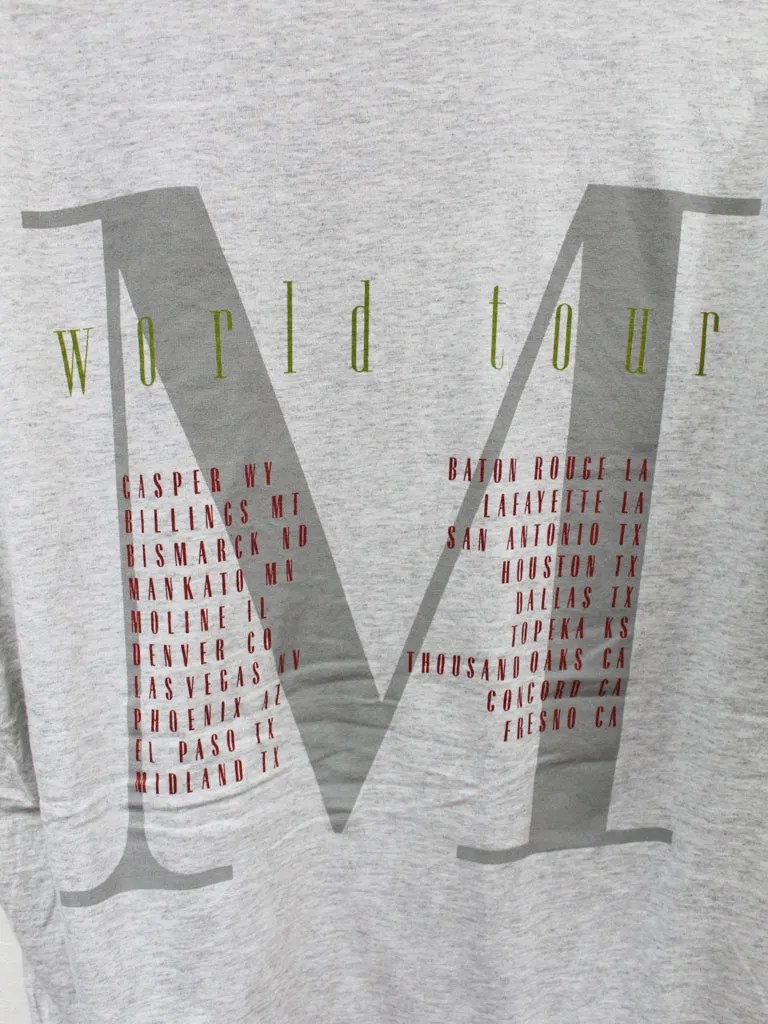 Z- Vintage 1994/95 Barry Manilow World Tour Text Single Stitch Tee sold by HG Vintage product image thumbnail 4