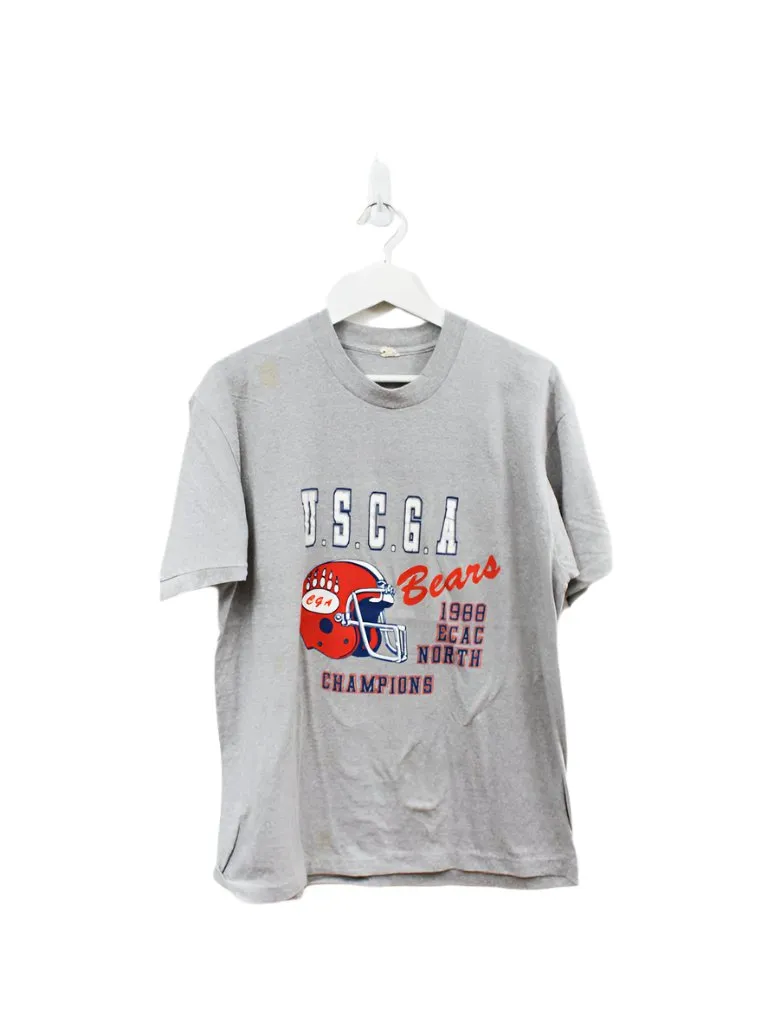Z- Vintage 1988 USCGA Bears Football Champs Single Stitch Tee sold by HG Vintage