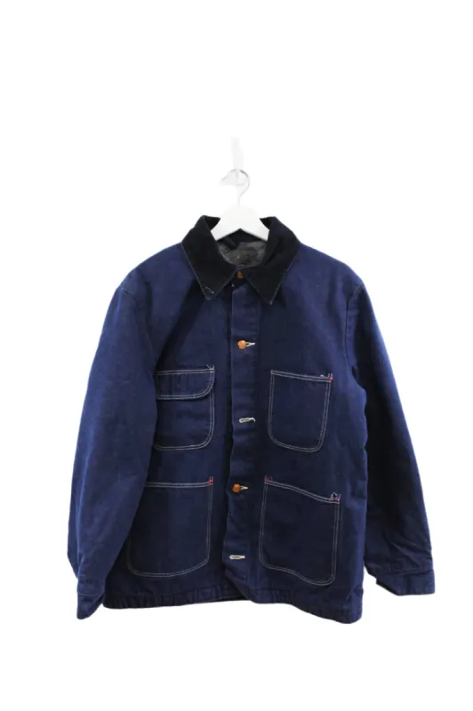 Z- Vintage 60s Wrangler Made in USA blanket Lined Denim Chore Jacket sold by HG Vintage