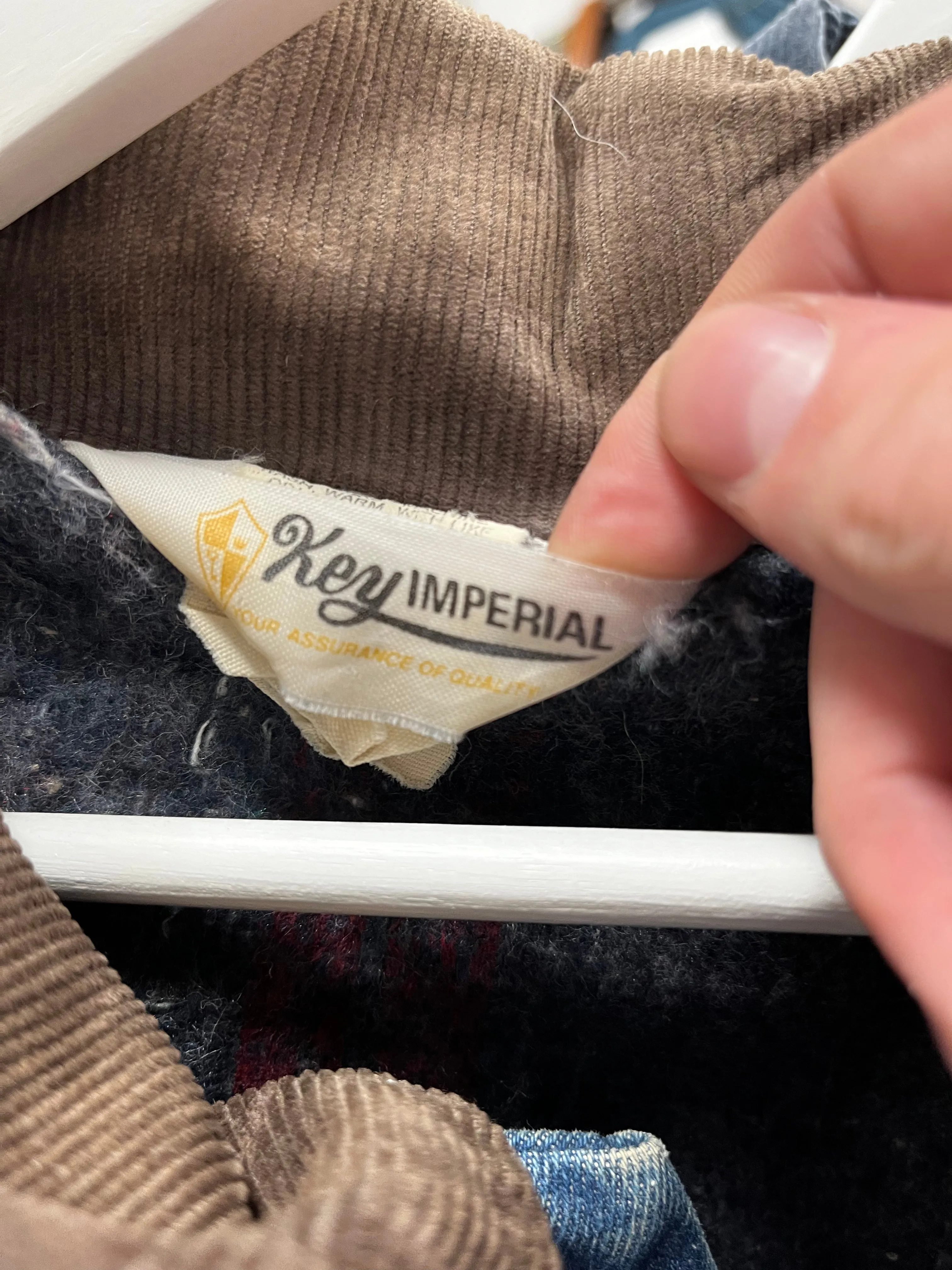 Z- Vintage 60s Key Imperial Lined Denim Railroad Chore Jacket sold by HG Vintage product image thumbnail 5