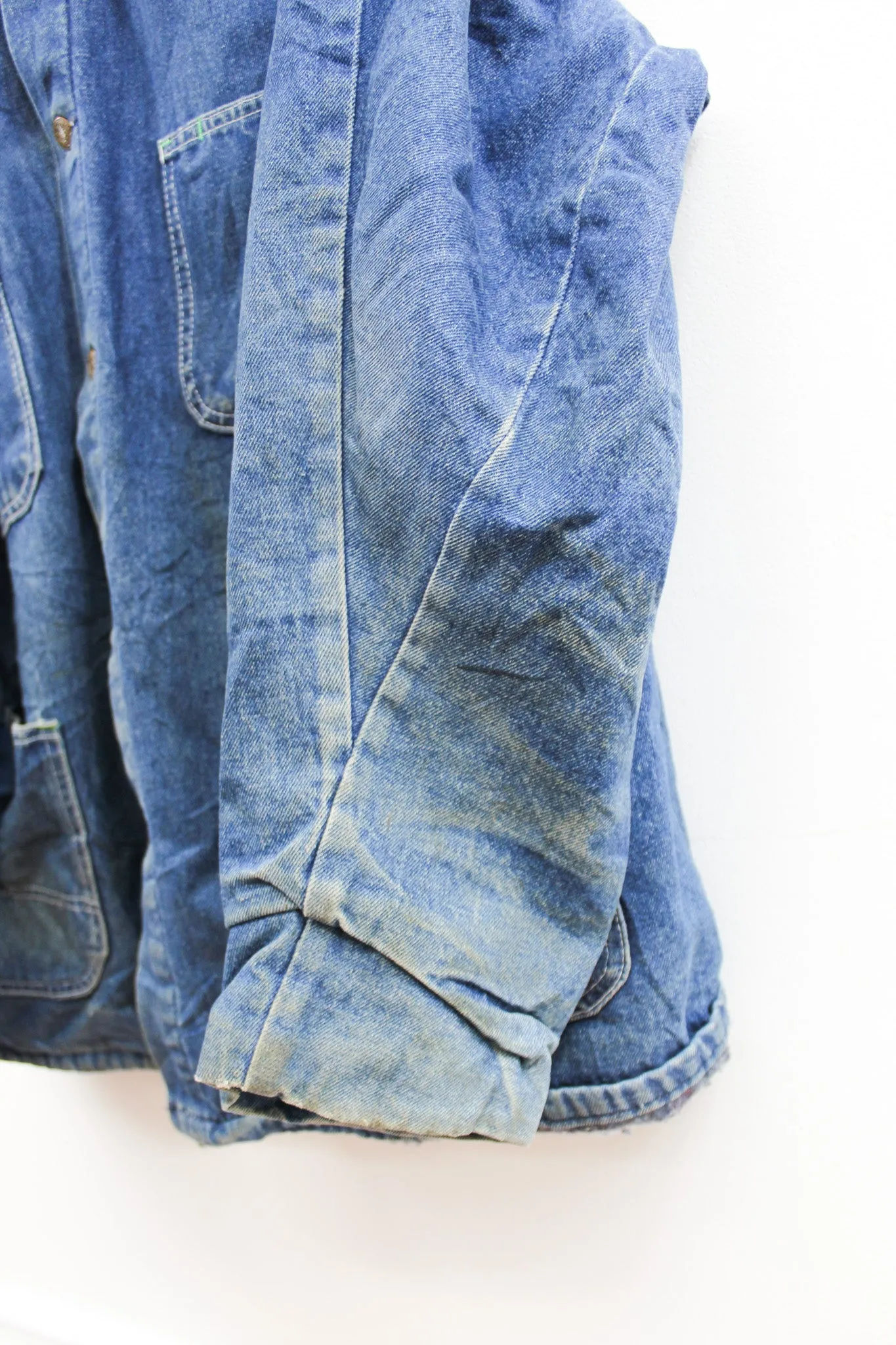 Z- Vintage 60s Key Imperial Lined Denim Railroad Chore Jacket sold by HG Vintage product image thumbnail 3