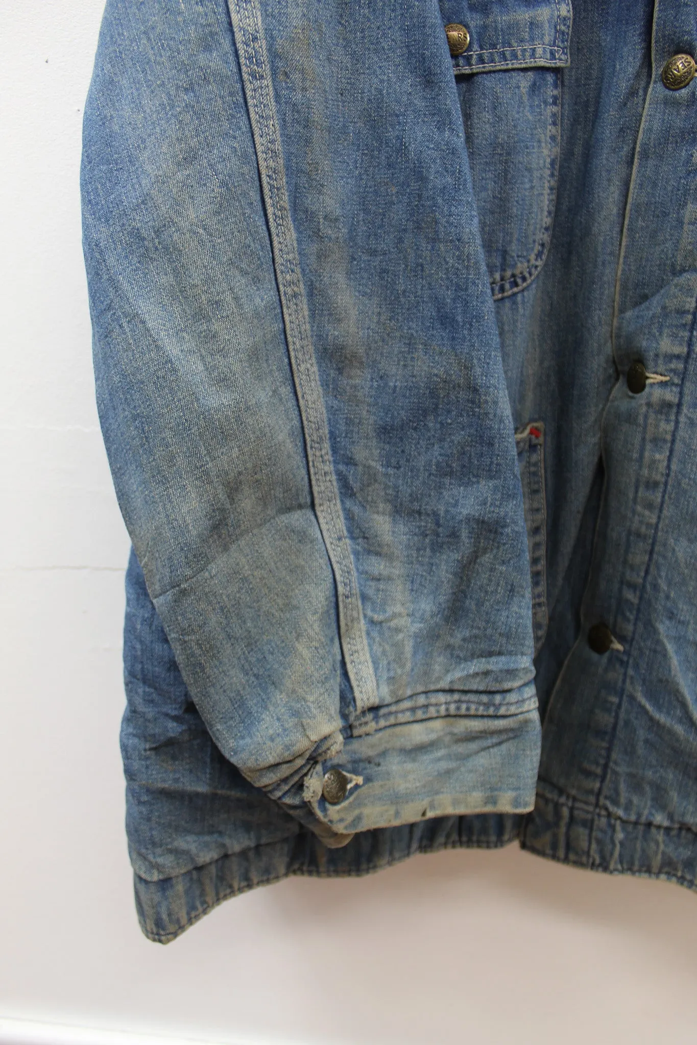 Z- Vintage 50s/60s Sears Blanket Lined Denim Chore Coat sold by HG Vintage product image thumbnail 3