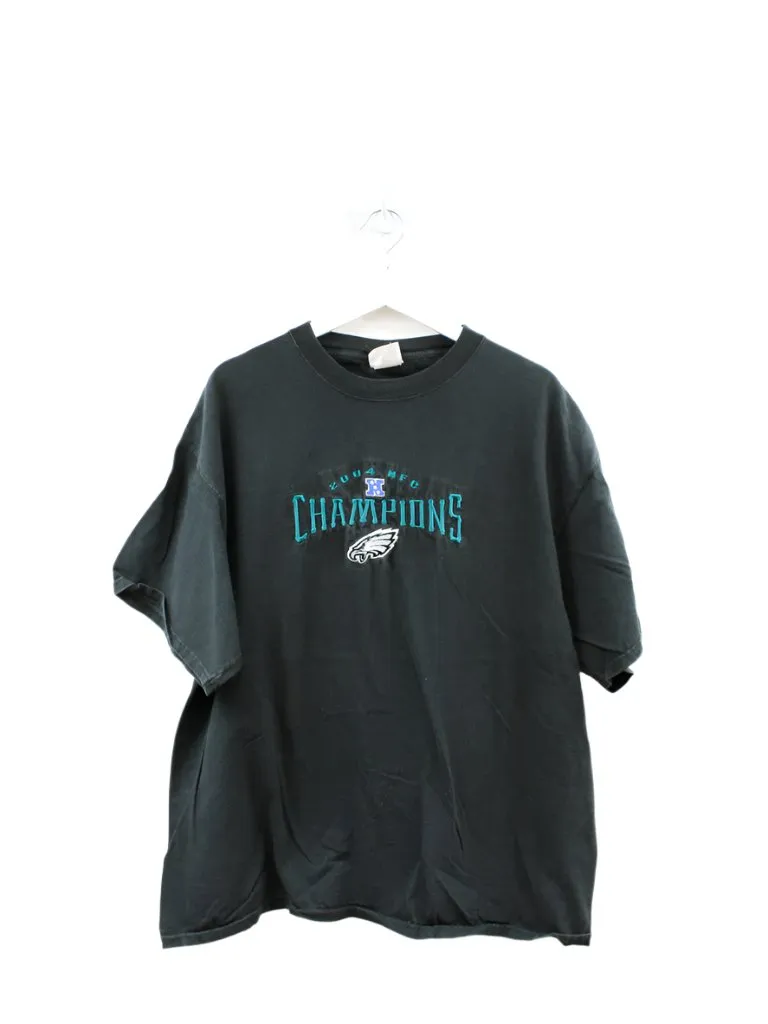 Z- Vintage 2004 Eagles NFL Lee NFC Champs Emb Text & Logo Tee sold by HG Vintage