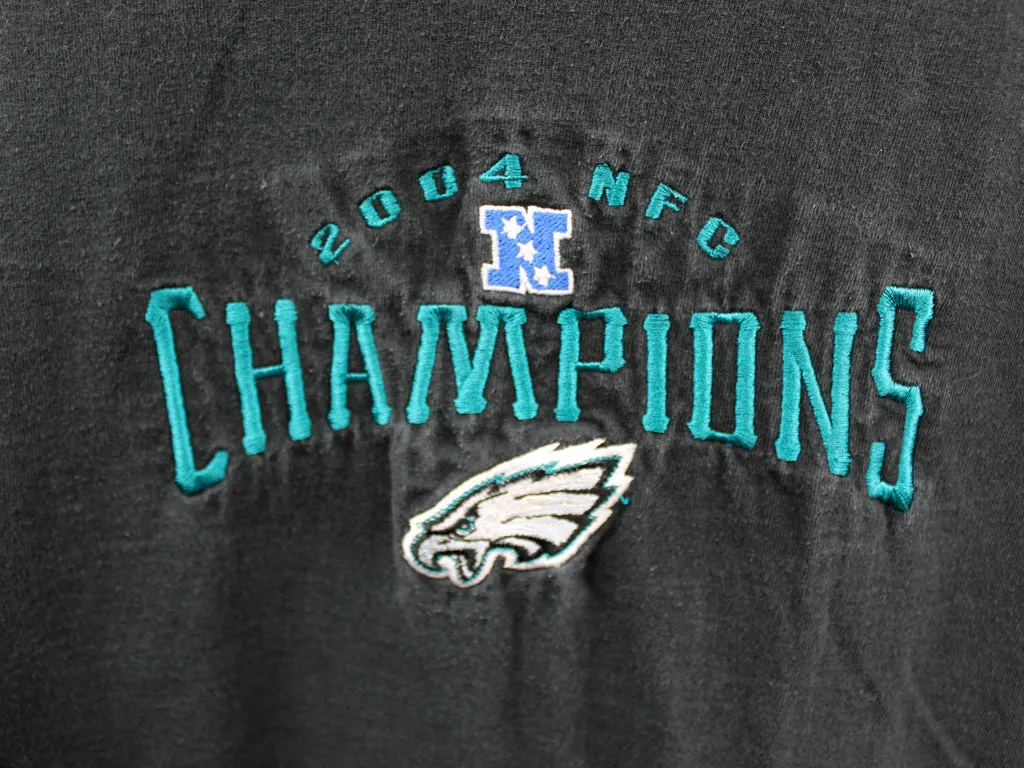 Z- Vintage 2004 Eagles NFL Lee NFC Champs Emb Text & Logo Tee sold by HG Vintage product image thumbnail 2