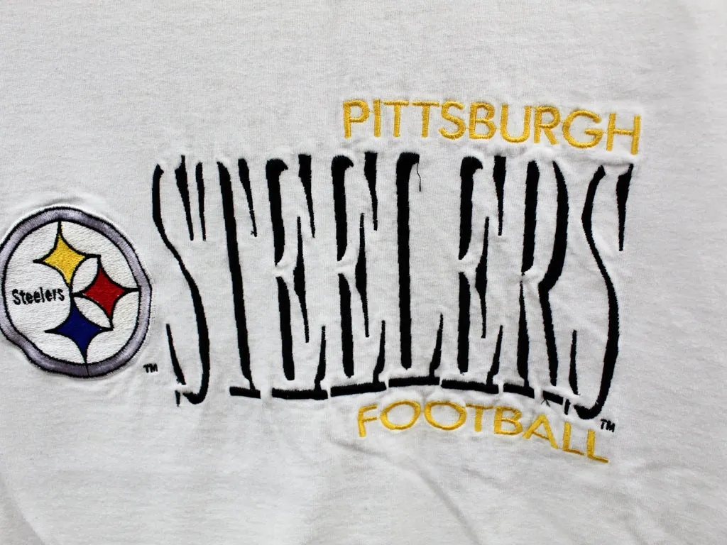 Z- Vintage Steelers NFL Logo Athletic Emb Text Single Stitch Tee sold by HG Vintage product image thumbnail 2